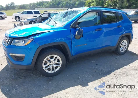 2020 Jeep Compass Sport from USA, damaged, VIN 3C4NJCAB4LT162189